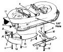Page E Diagram and Parts List for 134L673G713 1994 MTD Lawn Tractor