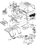 Page E Diagram and Parts List for 134M673G033 1994 MTD Lawn Tractor