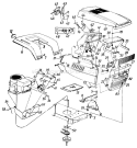 Page E Diagram and Parts List for 134M679G000 1994 MTD Lawn Tractor