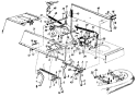 Page B Diagram and Parts List for 134M679G713 1994 MTD Lawn Tractor