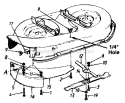 Page F Diagram and Parts List for 134M679G713 1994 MTD Lawn Tractor