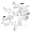 Page F Diagram and Parts List for 134O699G000 1994 MTD Lawn Tractor