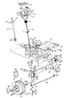 Page H Diagram and Parts List for 134L660G000 1994 MTD Lawn Tractor