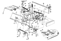 Page B Diagram and Parts List for 134L670F033 1994 MTD Lawn Tractor