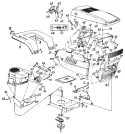 Page D Diagram and Parts List for 134P679H033 1994 MTD Lawn Tractor