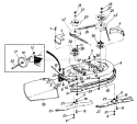 Page B Diagram and Parts List for 134R617G000 1994 MTD Lawn Tractor