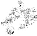 Part Location Diagram of 618-0114 MTD Steering Box Ass'y. Comp.