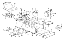 Page H Diagram and Parts List for 134R617G000 1994 MTD Lawn Tractor