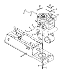 Page D Diagram and Parts List for 134M690G000 1994 MTD Lawn Tractor