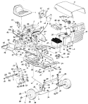 Part Location Diagram of 741-0226 MTD Hex Flange Brg. .50 I.D.