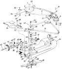 Page F Diagram and Parts List for 135-397-777 1985 MTD Lawn Tractor