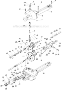 Page H Diagram and Parts List for 135-501-371 1985 MTD Lawn Tractor
