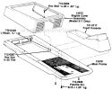 Page E Diagram and Parts List for 135-510-372 1985 MTD Lawn Tractor