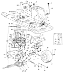Page D Diagram and Parts List for 135-512-706 1985 MTD Lawn Tractor