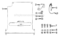 Part Location Diagram of 12896 MTD Hitch Plate