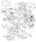 Part Location Diagram of 710-3131 MTD Screw-hex Cap