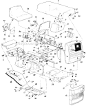 Page G Diagram and Parts List for 135-620-754 1985 MTD Lawn Tractor