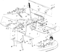 Page K Diagram and Parts List for 135-638-713 1985 MTD Lawn Tractor