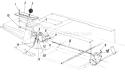 Page J Diagram and Parts List for 135-638P033 1985 MTD Lawn Tractor