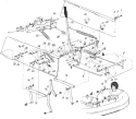Page K Diagram and Parts List for 135-668-929 1985 MTD Lawn Tractor