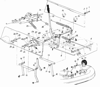 Page N Diagram and Parts List for 135-698-000 1985 MTD Lawn Tractor