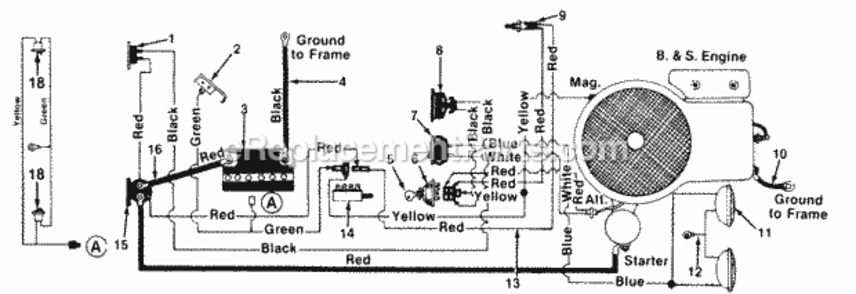 698_And_699 Diagram and Parts List for 135-698-000 1985 MTD Lawn Tractor