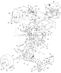 Page G Diagram and Parts List for 135-704-033 1985 MTD Lawn Tractor