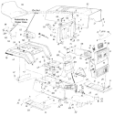 Page H Diagram and Parts List for 135-705-000 1985 MTD Lawn Tractor