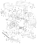 Page C Diagram and Parts List for 135-714-000 1985 MTD Lawn Tractor