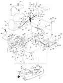 Page F Diagram and Parts List for 135-715-000 1985 MTD Lawn Tractor