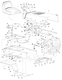 Part Location Diagram of 13827D MTD Running Board L.H.