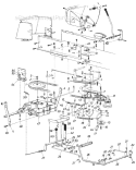Page B Diagram and Parts List for 135-728-000 1985 MTD Lawn Tractor