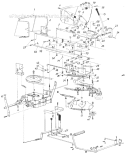 Page C Diagram and Parts List for 135-737-000 1985 MTD Lawn Tractor