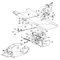 Page C Diagram and Parts List for 13514-9 1989 MTD Lawn Tractor
