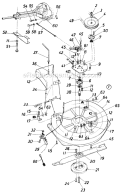 Page A Diagram and Parts List for 13514C 1986 MTD Lawn Tractor