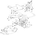 Page C Diagram and Parts List for 13517C 1986 MTD Lawn Tractor
