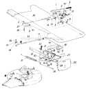 Page E Diagram and Parts List for 13517S 1985 MTD Lawn Tractor
