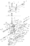 Page J Diagram and Parts List for 13565-8 1988 MTD Lawn Tractor