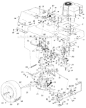 Page G Diagram and Parts List for 13565-8 1988 MTD Lawn Tractor