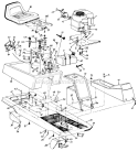 Page E Diagram and Parts List for 135B560B705 1995 MTD Lawn Tractor