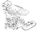 Page B Diagram and Parts List for 135C451F706 1995 MTD Lawn Tractor