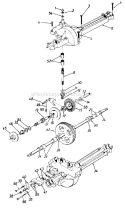 Page G Diagram and Parts List for 135C451F706 1995 MTD Lawn Tractor