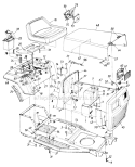 Page E Diagram and Parts List for 135C472E754 1995 MTD Lawn Tractor