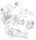 Page D Diagram and Parts List for 135E450F033 1995 MTD Lawn Tractor