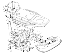Page B Diagram and Parts List for 135E470F401 1995 MTD Lawn Tractor