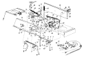 Page B Diagram and Parts List for 135G675G301 1995 MTD Lawn Tractor