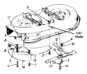 Page G Diagram and Parts List for 135G675G301 1995 MTD Lawn Tractor