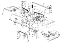Page B Diagram and Parts List for 135H660F729 1995 MTD Lawn Tractor