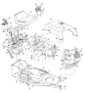 Page E Diagram and Parts List for 135L470F057 1995 MTD Lawn Tractor