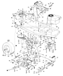 Page C Diagram and Parts List for 135L471F301 1995 MTD Lawn Tractor